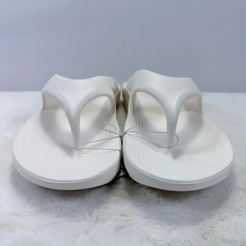 Hurley Injection Flip Flops Mens Size 13 Cream Beach Sandals NEW